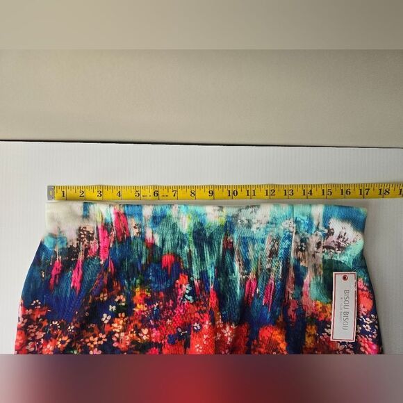 Bisou Bisou Skirt Sz L Floral - Picture 8 of 10